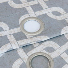 Load image into Gallery viewer, Dainty Home Interlock Printed 3D Designed Blackout Thermal Insulated Grommet Single Panel