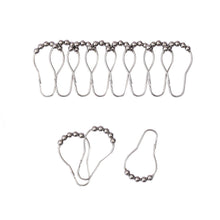 Load image into Gallery viewer, Dainty Home 14-Piece Bath Set with 1 Waffle 70 in. x 72 in. Shower Curtain, 1 Peva Liner and 12 Stainless Steel Rollerball Hooks