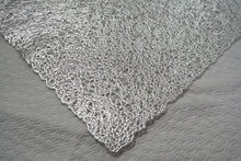 Load image into Gallery viewer, Dainty Home Lacey Woven Metallic Lace Crossweave With Metallic Lace Pattern Reversible 12&quot; x 18&quot; Rectangular Placemats
