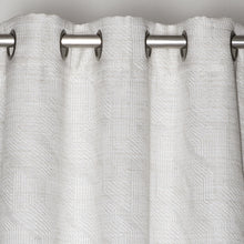 Load image into Gallery viewer, Dainty Home Lexington 3D Threaded Lurex Weaved Jacquard Design Room Darkening Grommet Panel Pair