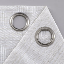 Load image into Gallery viewer, Dainty Home Lexington 3D Threaded Lurex Weaved Jacquard Design Room Darkening Grommet Panel Pair