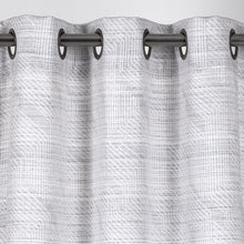 Load image into Gallery viewer, Dainty Home Lexington 3D Threaded Lurex Weaved Jacquard Design Room Darkening Grommet Panel Pair