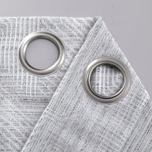 Load image into Gallery viewer, Dainty Home Lexington 3D Threaded Lurex Weaved Jacquard Design Room Darkening Grommet Panel Pair