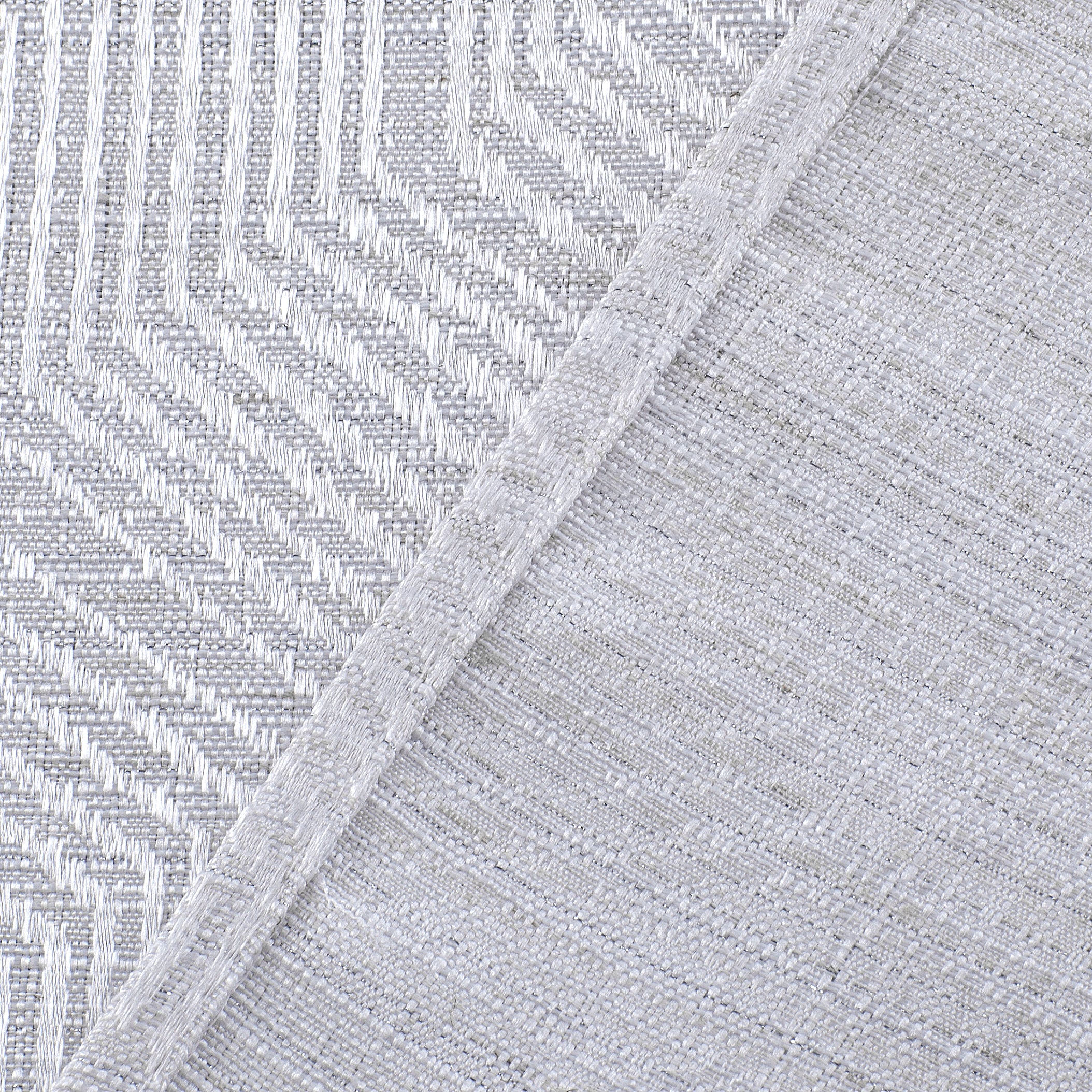 Dainty Home Lexington 3D Threaded Lurex Weaved Jacquard Design Room Darkening Grommet Panel Pair