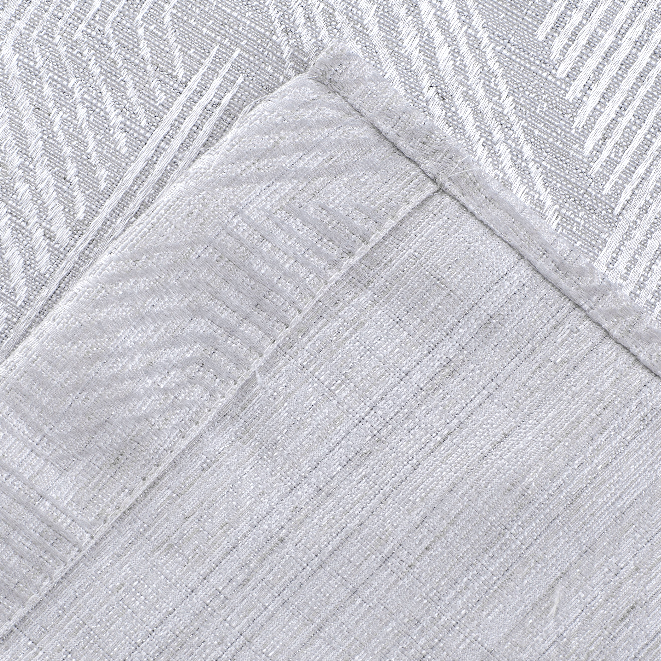 Dainty Home Lexington 3D Threaded Lurex Weaved Jacquard Design Room Darkening Grommet Panel Pair