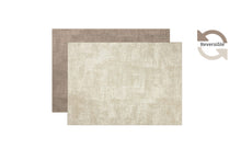 Load image into Gallery viewer, Dainty Home Amalfi Faux Leather Reversible 2 Pattern 12" x 18" Rectangular Placemat Set