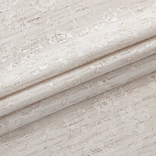 Load image into Gallery viewer, Dainty Home Priscilla Boho 3D Microstripes Textured Floral Embroidery Room Darkening Grommet Panel Pair