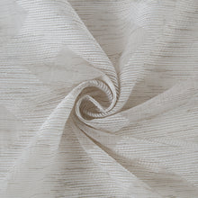Load image into Gallery viewer, Dainty Home Diamonds Boho Embossed Diamond Design Linen Look Light Filtering Grommet Panel Pair