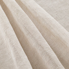 Load image into Gallery viewer, Dainty Home Natural Tassels 3D Linen Look Textured Tassels Designed Shower Curtain