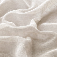 Load image into Gallery viewer, Dainty Home Natural Tassels 3D Linen Look Textured Tassels Designed Shower Curtain