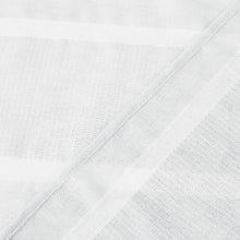 Load image into Gallery viewer, Dainty Home Lurex Stripe 3D Lurex Embedded Textured Striped Linen Look Shower Curtain With Lurex Stripes