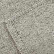 Load image into Gallery viewer, Dainty Home Paris 3D Embossed Textured Chenille Solid Designed Fabric Shower Curtain