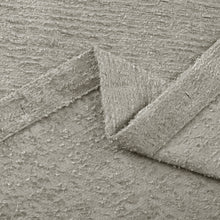 Load image into Gallery viewer, Dainty Home Paris 3D Embossed Textured Chenille Solid Designed Fabric Shower Curtain