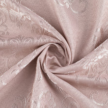 Load image into Gallery viewer, Dainty Home Majestic Satin Embroidered Damask Textured Weaved Cotton Feel Designed Fabric Shower Curtain