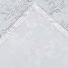 Load image into Gallery viewer, Dainty Home Majestic Satin Embroidered Damask Textured Weaved Cotton Feel Designed Fabric Shower Curtain