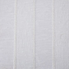 Load image into Gallery viewer, Dainty Home Megan 3D Linen Textured Linen Look Chenille Striped Designed Fabric Shower Curtain