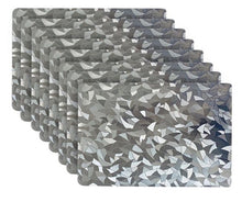 Load image into Gallery viewer, Dainty Home Metallic Leaf Vinyl Leaf Slash Look Textured Reversible 12" x 18" Rectangular Placemats