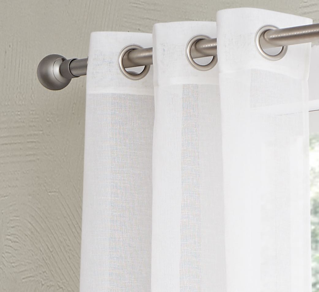 Dainty Home Shadow Ombre Linen Look Boho Gradient Linen Textured Grommet Panel Pair