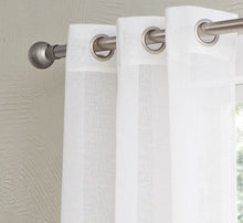 Load image into Gallery viewer, Dainty Home Shadow Ombre Linen Look Boho Gradient Linen Textured Grommet Panel Pair