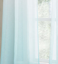 Load image into Gallery viewer, Dainty Home Shadow Ombre Linen Look Boho Gradient Linen Textured Grommet Panel Pair