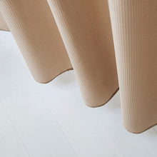 Load image into Gallery viewer, Dainty Home Complete 2 in 1 Waffle Weave Hotel Spa Style Fabric Shower Curtain Snap On/Off Waterproof Detachable Liner Set