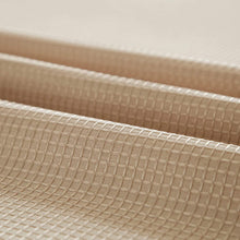 Load image into Gallery viewer, Dainty Home Complete 2 in 1 Waffle Weave Hotel Spa Style Fabric Shower Curtain Snap On/Off Waterproof Detachable Liner Set