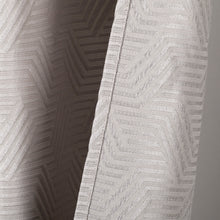 Load image into Gallery viewer, Dainty Home Monte Carlo 3D Embossed Textured Cotton Feel Geometric Designed Fabric Shower Curtain