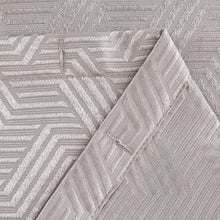 Load image into Gallery viewer, Dainty Home Monte Carlo 3D Embossed Textured Cotton Feel Geometric Designed Fabric Shower Curtain