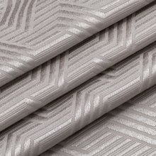 Load image into Gallery viewer, Dainty Home Monte Carlo 3D Embossed Textured Cotton Feel Geometric Designed Fabric Shower Curtain