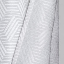 Load image into Gallery viewer, Dainty Home Monte Carlo 3D Embossed Textured Cotton Feel Geometric Designed Fabric Shower Curtain