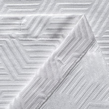 Load image into Gallery viewer, Dainty Home Monte Carlo 3D Embossed Textured Cotton Feel Geometric Designed Fabric Shower Curtain