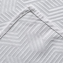 Load image into Gallery viewer, Dainty Home Monte Carlo 3D Embossed Textured Cotton Feel Geometric Designed Fabric Shower Curtain