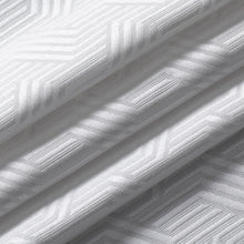 Load image into Gallery viewer, Dainty Home Monte Carlo 3D Embossed Textured Cotton Feel Geometric Designed Fabric Shower Curtain