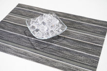 Load image into Gallery viewer, Dainty Home Multistripes Woven Textilene Crossweave With Textured Geometric Stripe Pattern Reversible 13" x 19" Rectangular Placemats