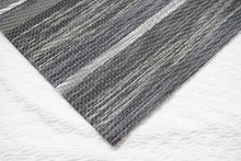 Load image into Gallery viewer, Dainty Home Multistripes Woven Textilene Crossweave With Textured Geometric Stripe Pattern Reversible 13" x 19" Rectangular Placemats