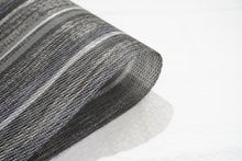Load image into Gallery viewer, Dainty Home Multistripes Woven Textilene Crossweave With Textured Geometric Stripe Pattern Reversible 13" x 19" Rectangular Placemats