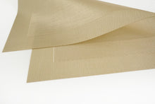 Load image into Gallery viewer, Dainty Home Napa Woven Textilene Crossweave With Solid Geometric Pattern Reversible 12" x 18" Rectangular Placemat