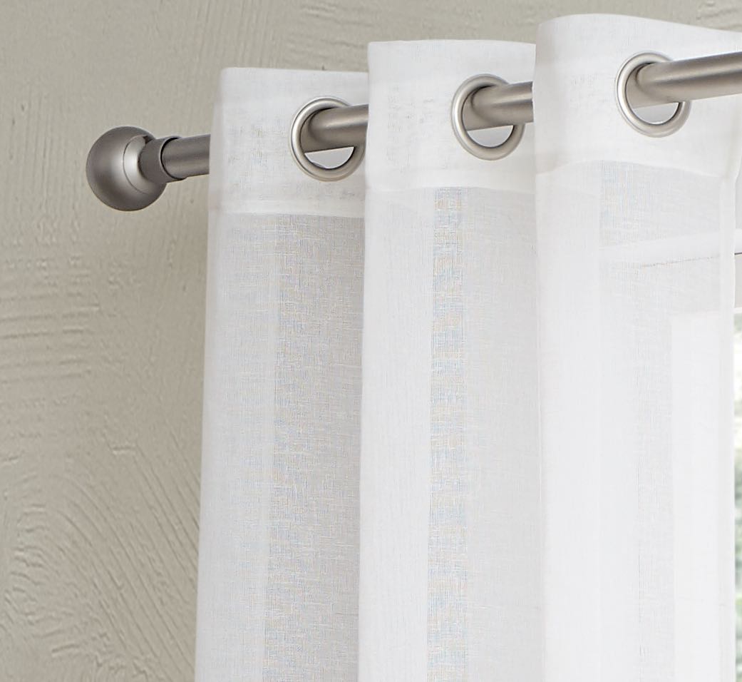 Dainty Home Shadow Ombre Linen Look Boho Gradient Linen Textured Grommet Panel Pair