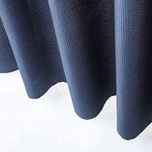 Load image into Gallery viewer, Dainty Home Complete 2 in 1 Waffle Weave Hotel Spa Style Fabric Shower Curtain Snap On/Off Waterproof Detachable Liner Set