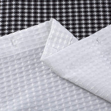 Load image into Gallery viewer, Dainty Home Ombre Waffle 13 Piece Set 3D Striped Ombre Design Shower Curtain with 12 Roller Ball Hooks Included