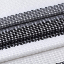 Load image into Gallery viewer, Dainty Home Ombre Waffle 13 Piece Set 3D Striped Ombre Design Shower Curtain with 12 Roller Ball Hooks Included