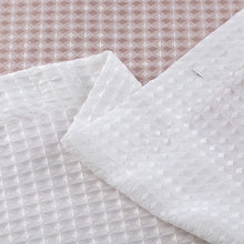 Load image into Gallery viewer, Dainty Home Ombre Waffle 3D Striped Waffle Weave Textured Ombre Stripe Designed Fabric Shower Curtain