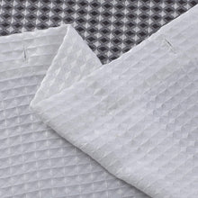 Load image into Gallery viewer, Dainty Home Ombre Waffle 13 Piece Set 3D Striped Ombre Design Shower Curtain with 12 Roller Ball Hooks Included