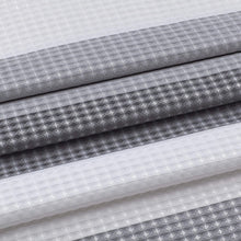 Load image into Gallery viewer, Dainty Home Ombre Waffle 3D Striped Waffle Weave Textured Ombre Stripe Designed Fabric Shower Curtain