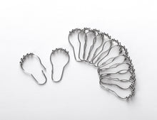 Load image into Gallery viewer, Dainty Home Cut Flower Modern 3D Linen-Look Shower Curtain With 3D Cotton Like Puffs