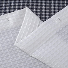 Load image into Gallery viewer, Dainty Home Ombre Waffle 13 Piece Set 3D Striped Ombre Design Shower Curtain with 12 Roller Ball Hooks Included