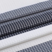 Load image into Gallery viewer, Dainty Home Ombre Waffle 3D Striped Waffle Weave Textured Ombre Stripe Designed Fabric Shower Curtain