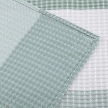 Load image into Gallery viewer, Dainty Home Ombre Waffle 3D Striped Waffle Weave Textured Ombre Stripe Designed Fabric Shower Curtain