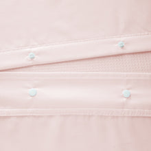 Load image into Gallery viewer, Dainty Home Complete 2 in 1 Waffle Weave Hotel Spa Style Fabric Shower Curtain Snap On/Off Waterproof Detachable Liner Set