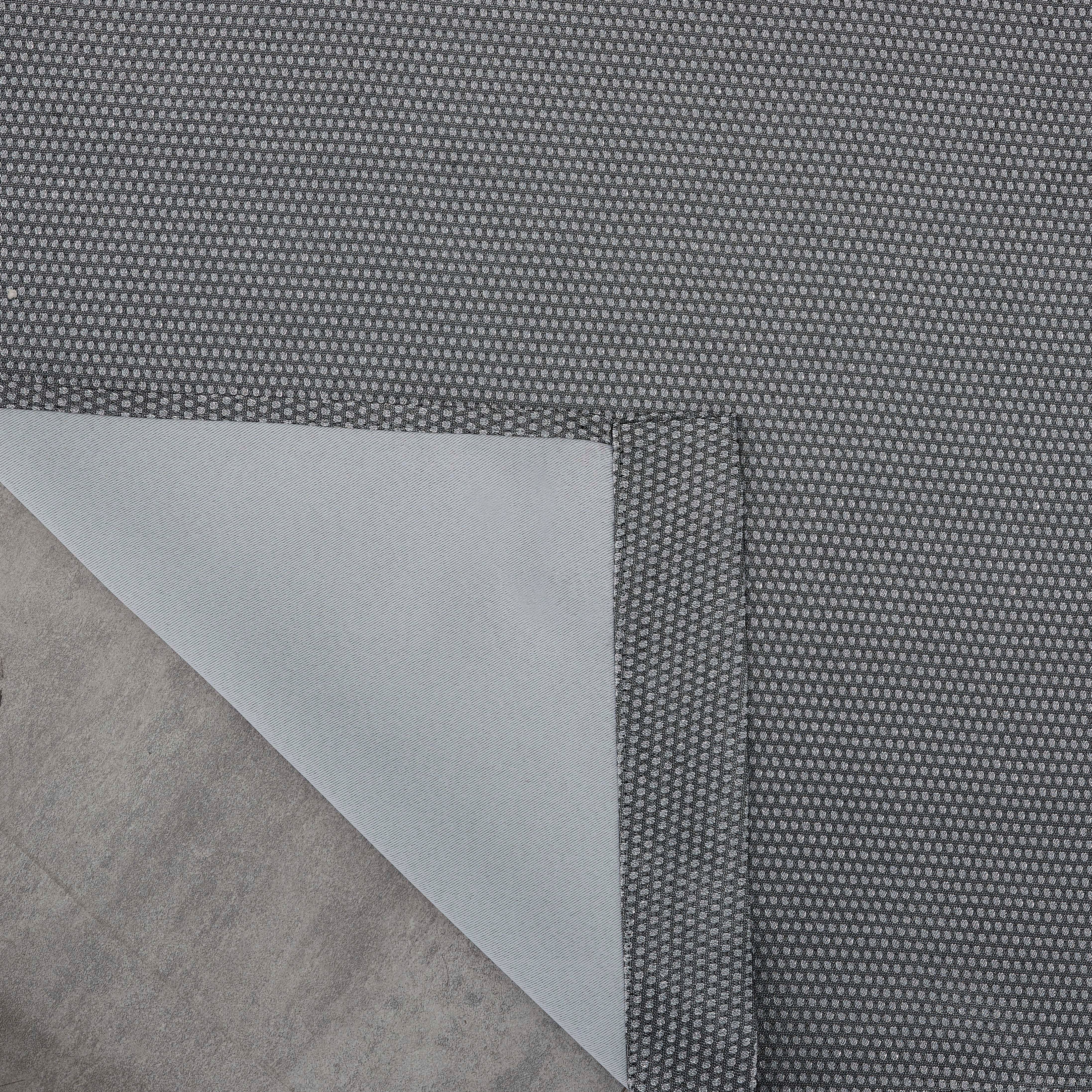 Dainty Home Stars Textured 3D Metallic Embossed Stars Thermal Insulated Blackout Grommet Panel Pair